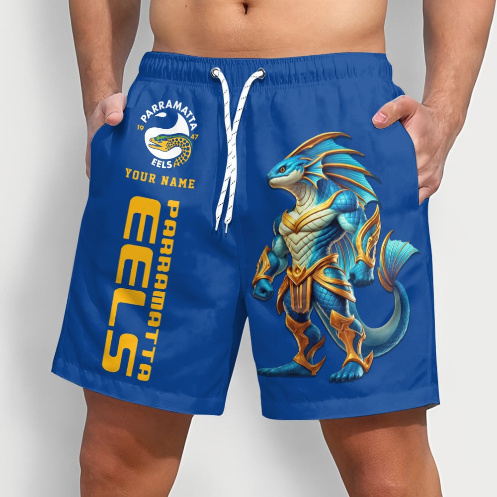 PREMIUM NRL X PE Sport Style Mascot Men Short Pants Custom NAME NDT NQK