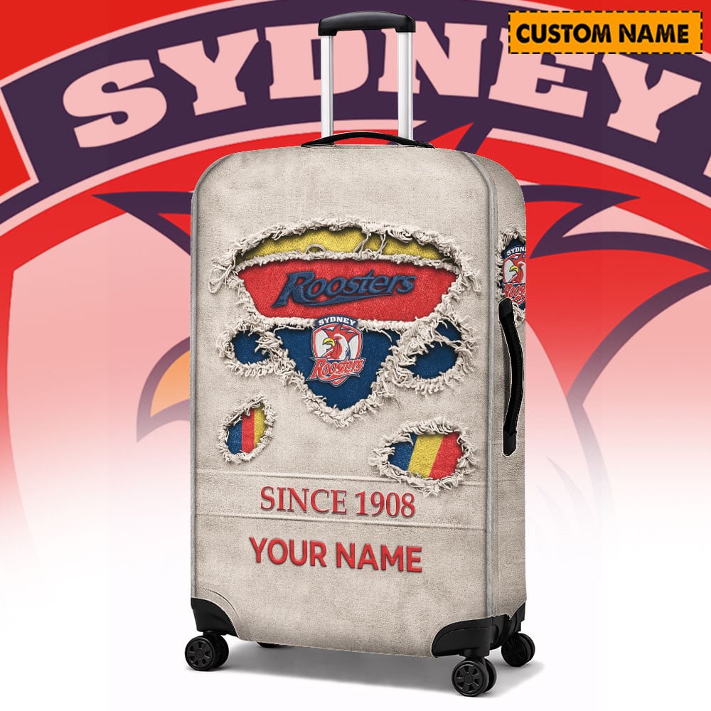 PREMIUM NRL X SR Vintage Luggage Cover Custom Name NDT LVH 310326