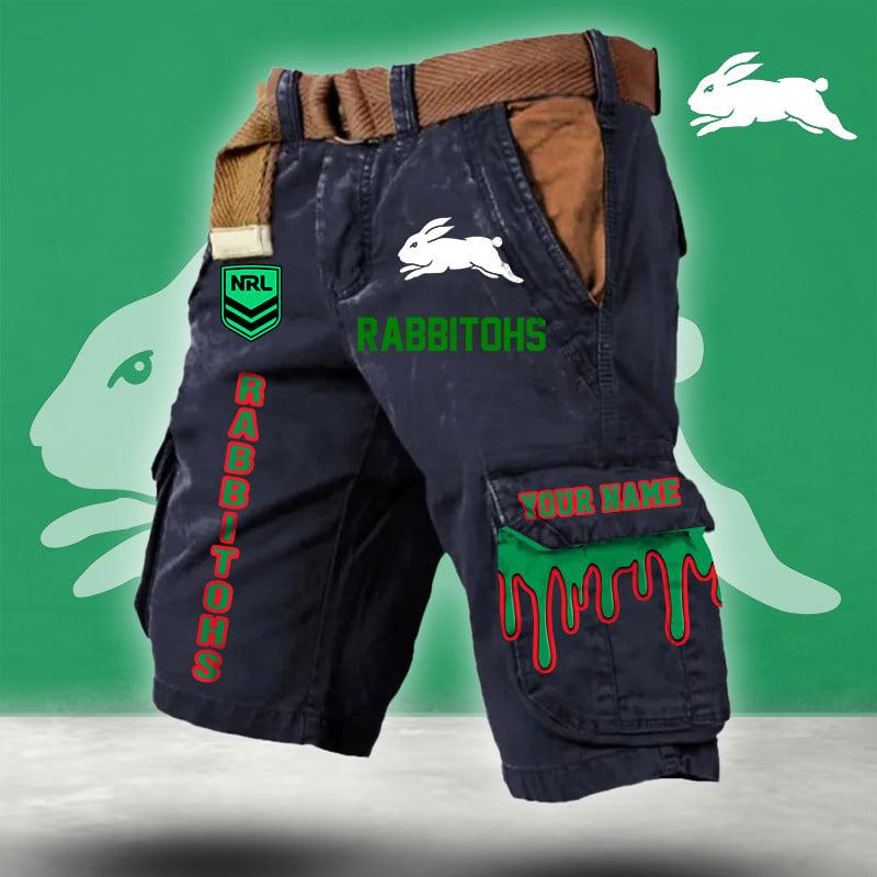 PREMIUM NRL X SSR Cargo Shorts Custom Name Limited Edition NDT LVH