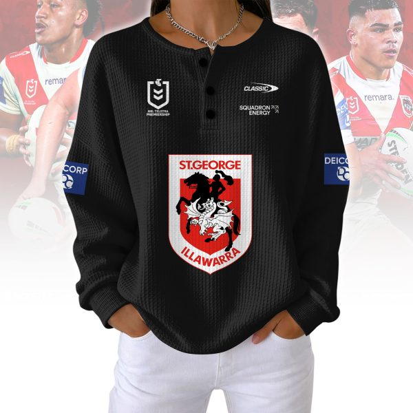 PREMIUM NRL X STG Woman Waffle Classic Hoodie NDT NQK 240326