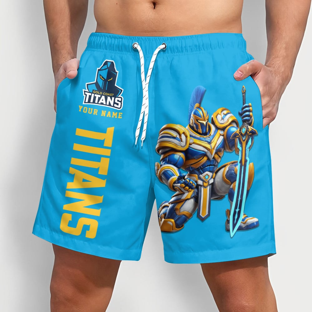 PREMIUM NRL X T Sport Style Mascot Men Short Pants Custom NAME NDT NQK