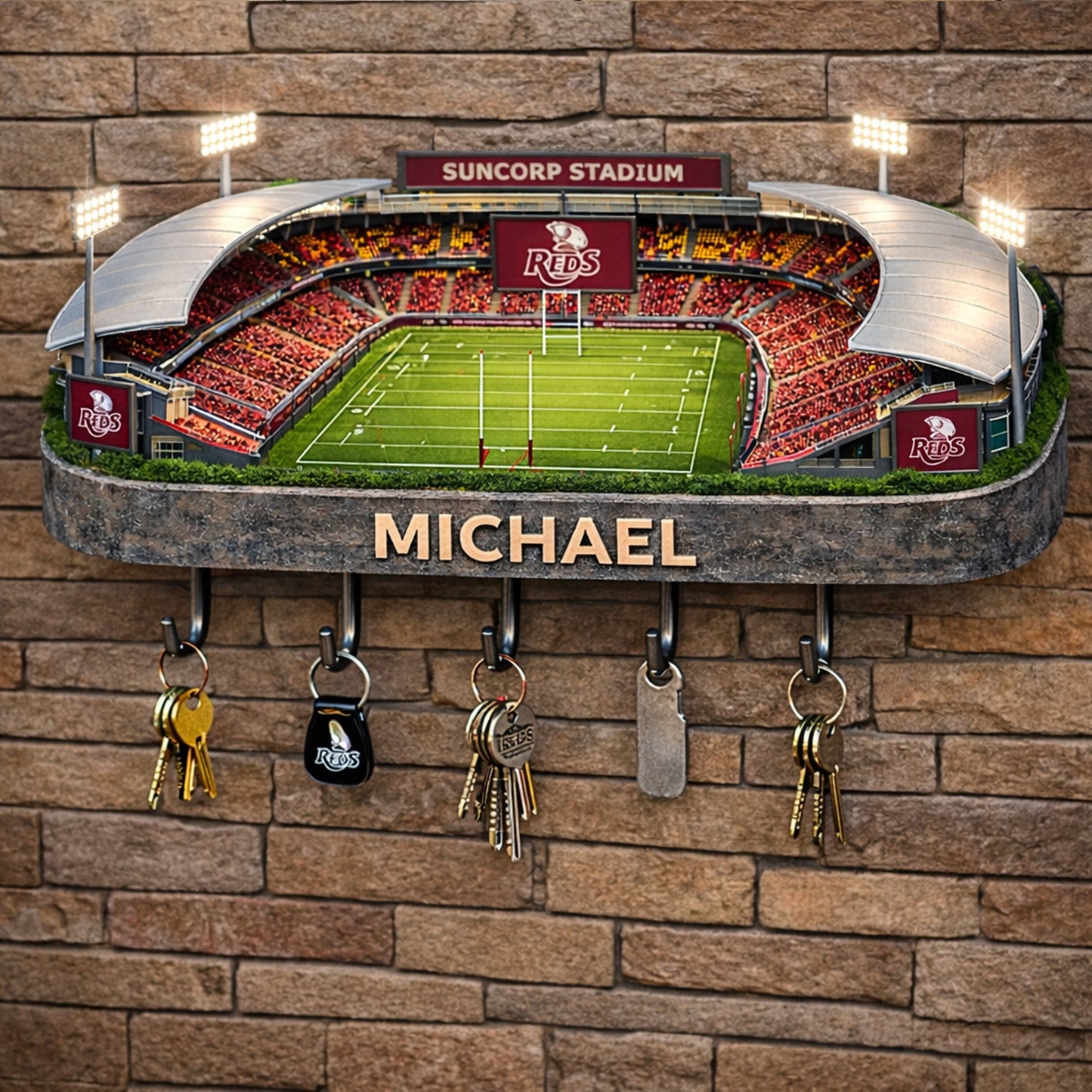 PREMIUM SRP X QR Stadium Wood Key Hanger Limited Editions NDT NTN