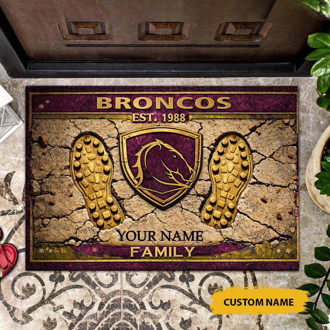 PREMIUM X BB Doormat Personalized Limited Edition For Home NDT NTN