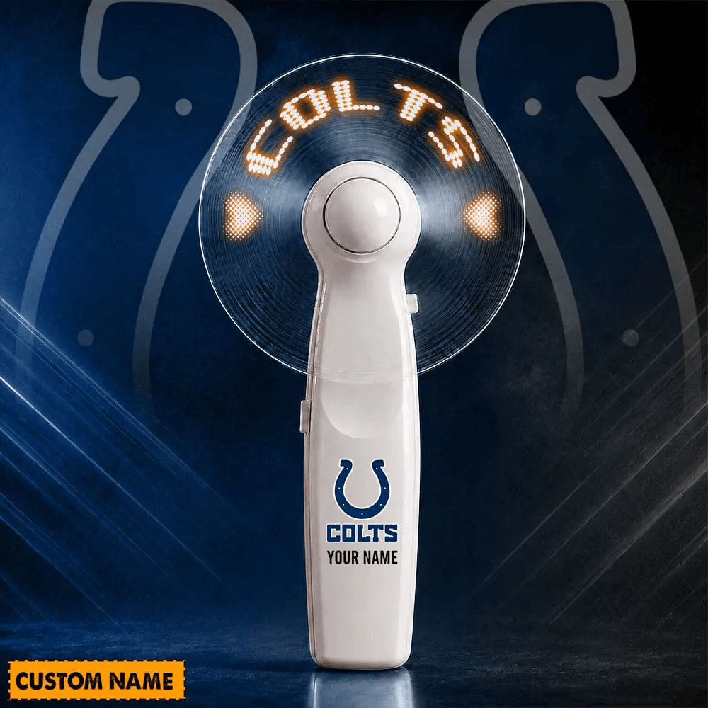 PREMIUM NFL X IND USB Led Fan Custom Name Limited Editions NDT LVH240526