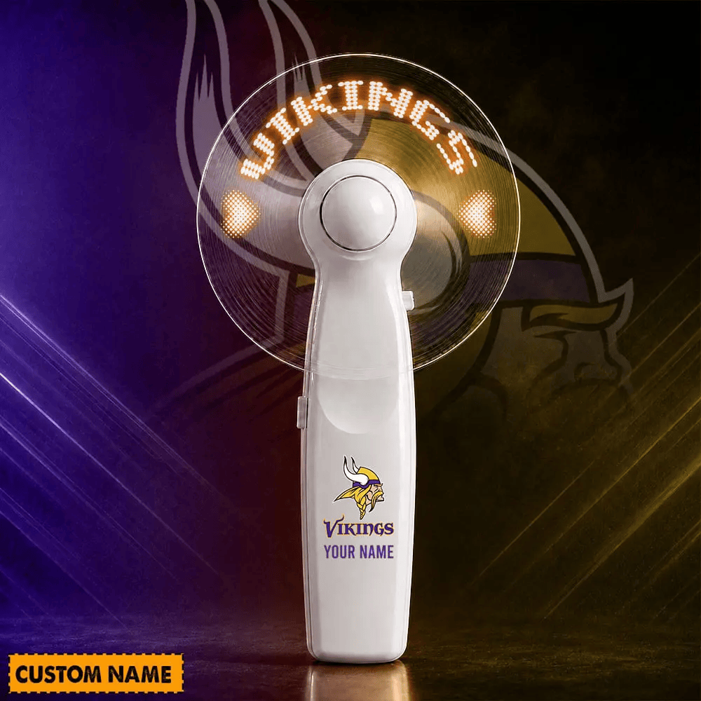 PREMIUM NFL X MIN USB Led Fan Custom Name Limited Editions NDT LVH240526
