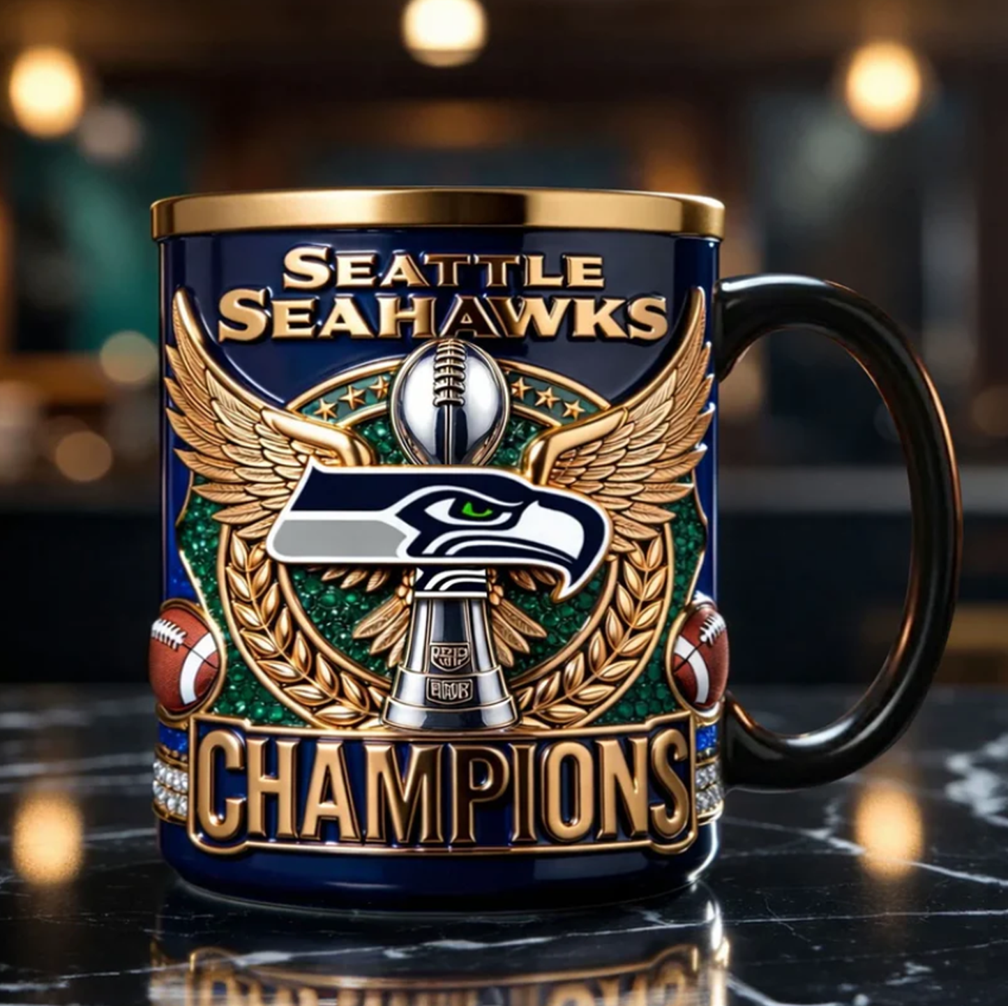 PREMIUM NFL X SEA 50th Anniversary Commemorative Mug V3 NDT NHM 090226