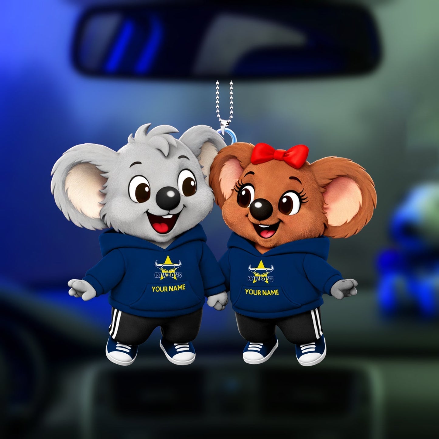 PREMIUM NQC X Blinky Bill & Nutsy Car Ornament NDT NHM 040326