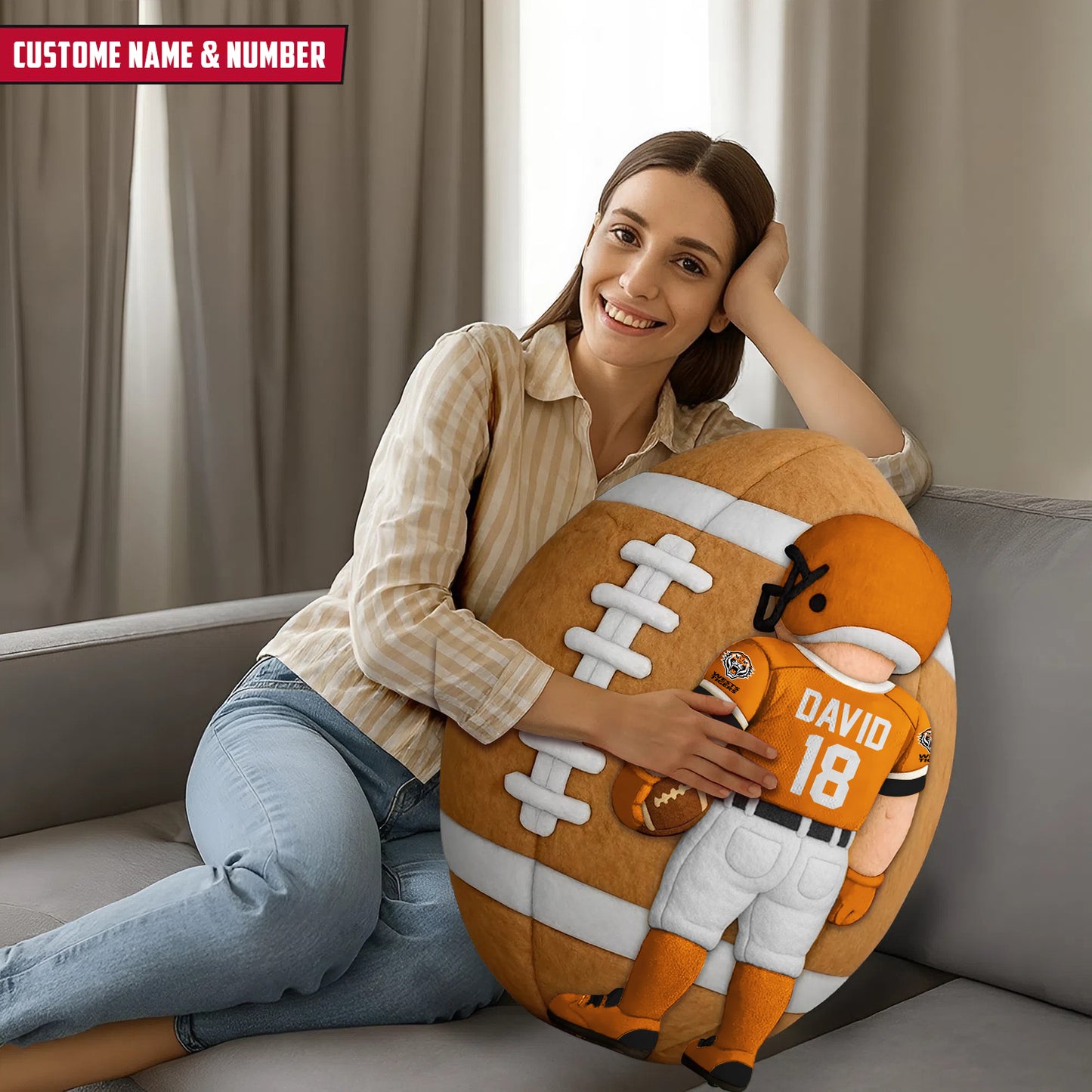 PREMIUM NRL X WT Ugly Plush Pillow Personalized Gift For Footy Players 2026 NDT NHM 300326