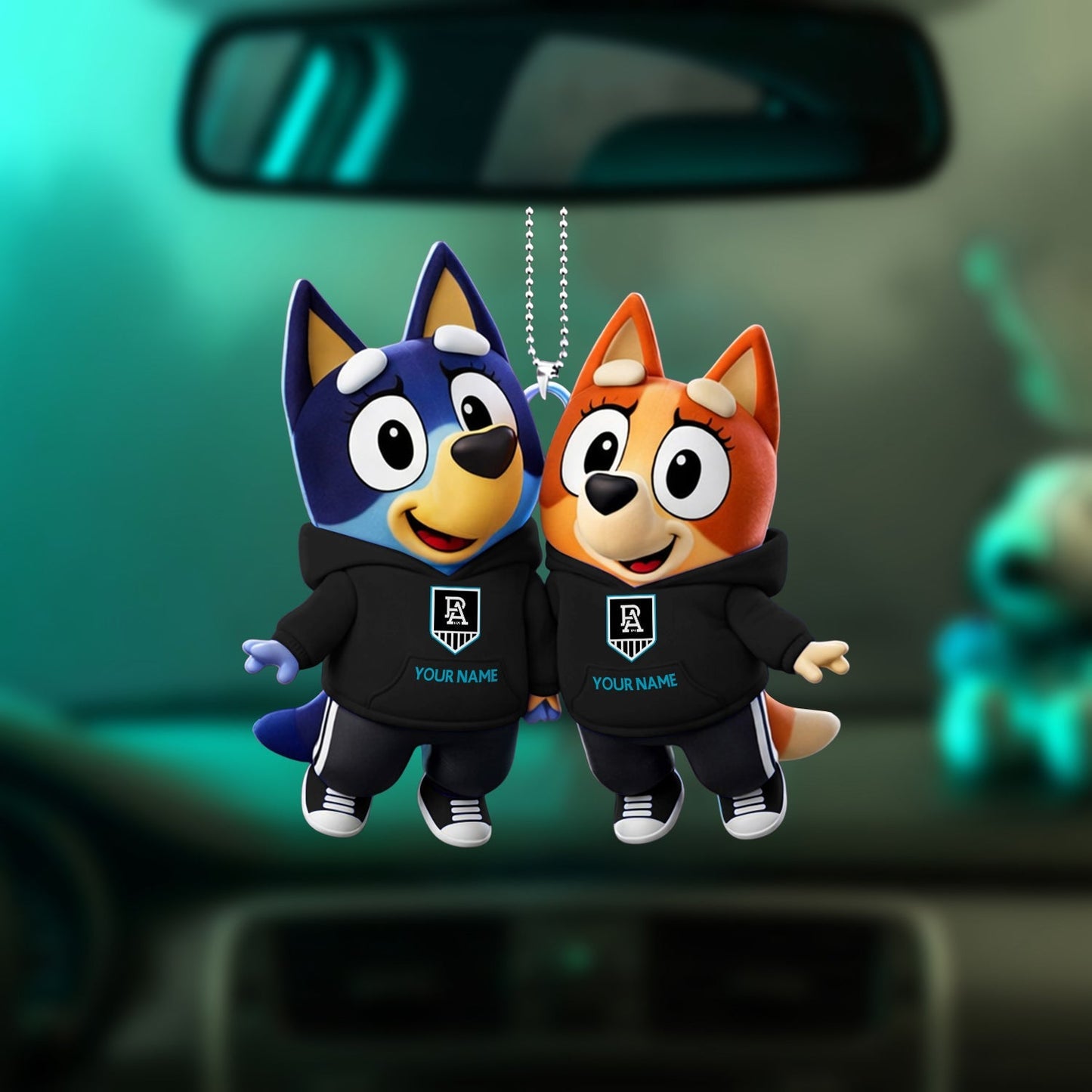 PREMIUM PA X Bluey & Bingo Car Ornament NDT NHM 040326