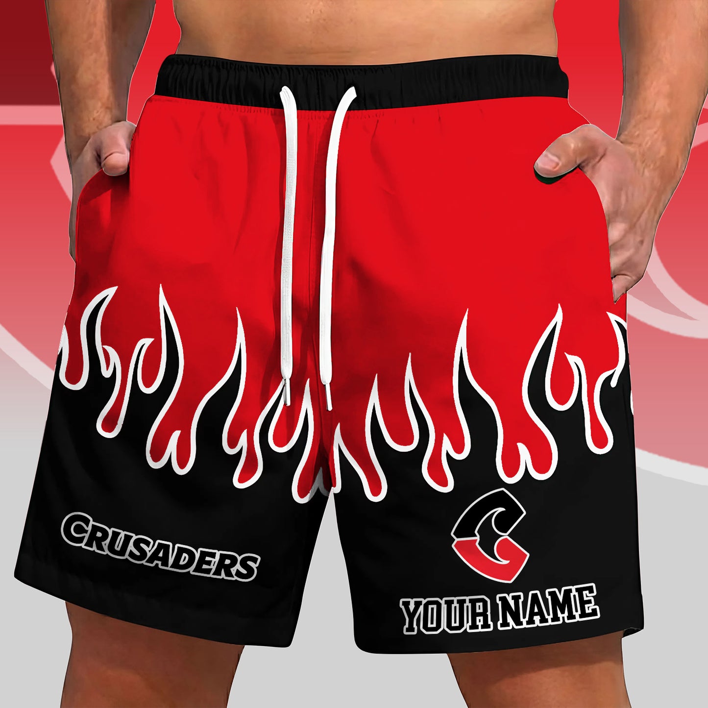 PREMIUM SRP X CRU FLAME Short Pants Custom Name Gifts For Fan NDT NHM 110426