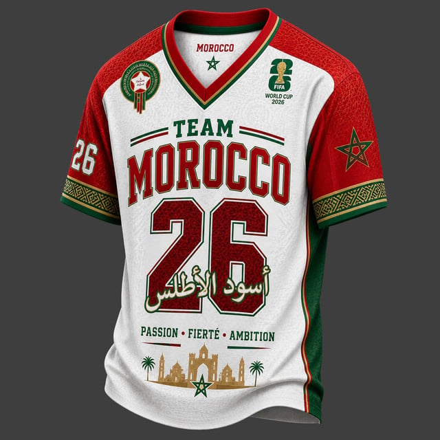 PREMIUM WC 2026 X MOR V-Neck Jersey LIMIED EDITIONS NDT VHM 190526
