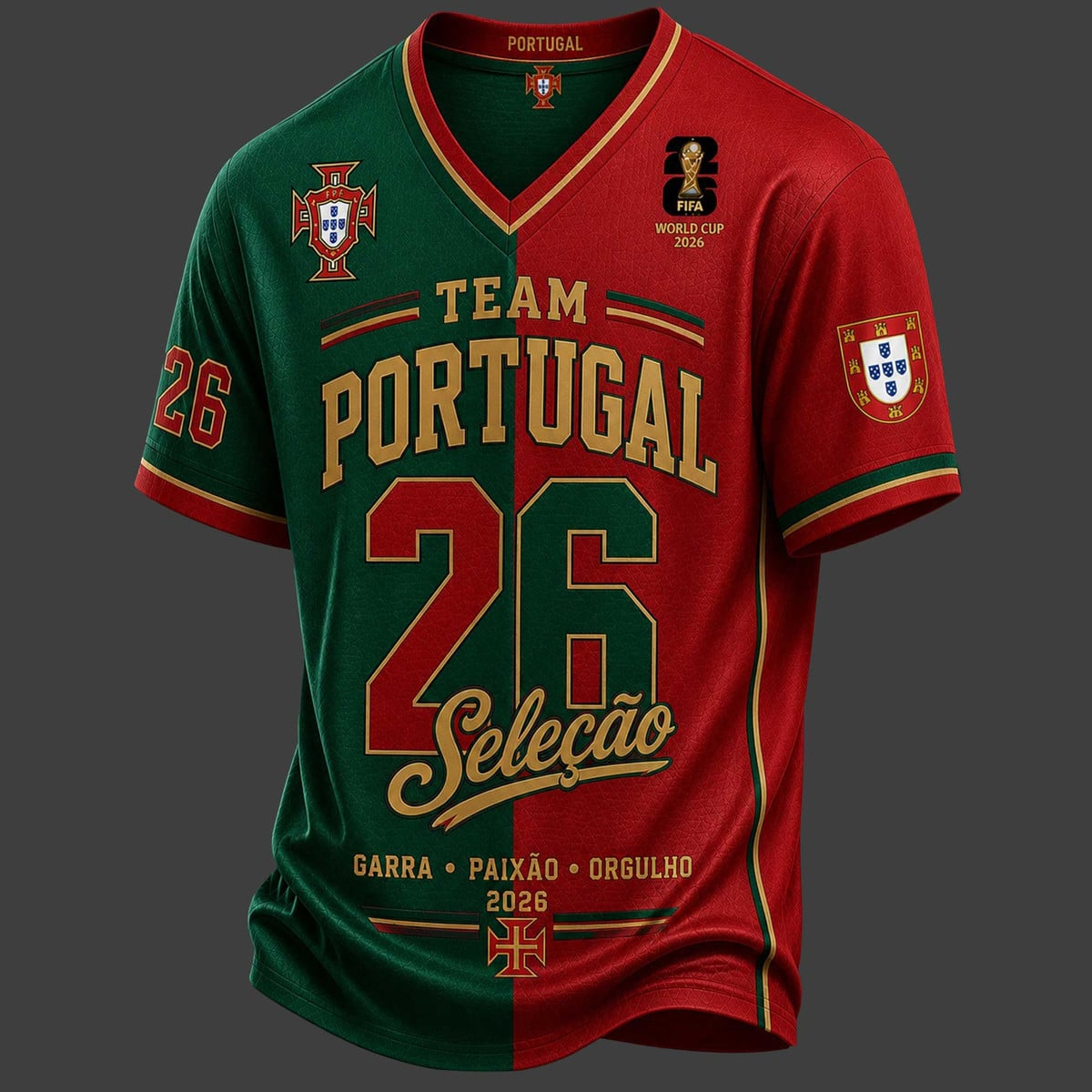 PREMIUM WC 2026 X POR V-Neck Jersey LIMIED EDITIONS NDT VHM 190526