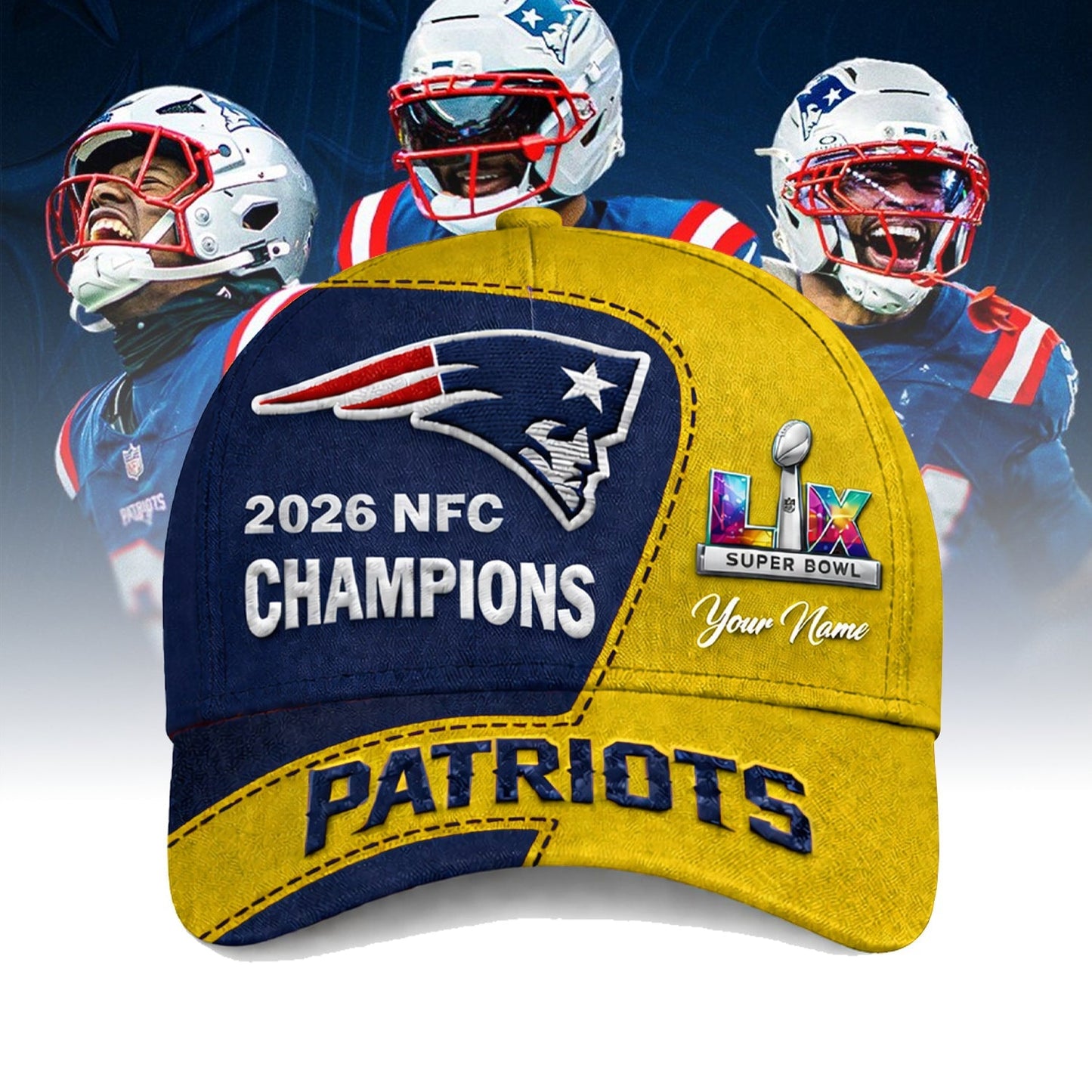 PREMIUM NFL X PAT National League Champions 2026 CLASSIC CAP NDT NHM 050226