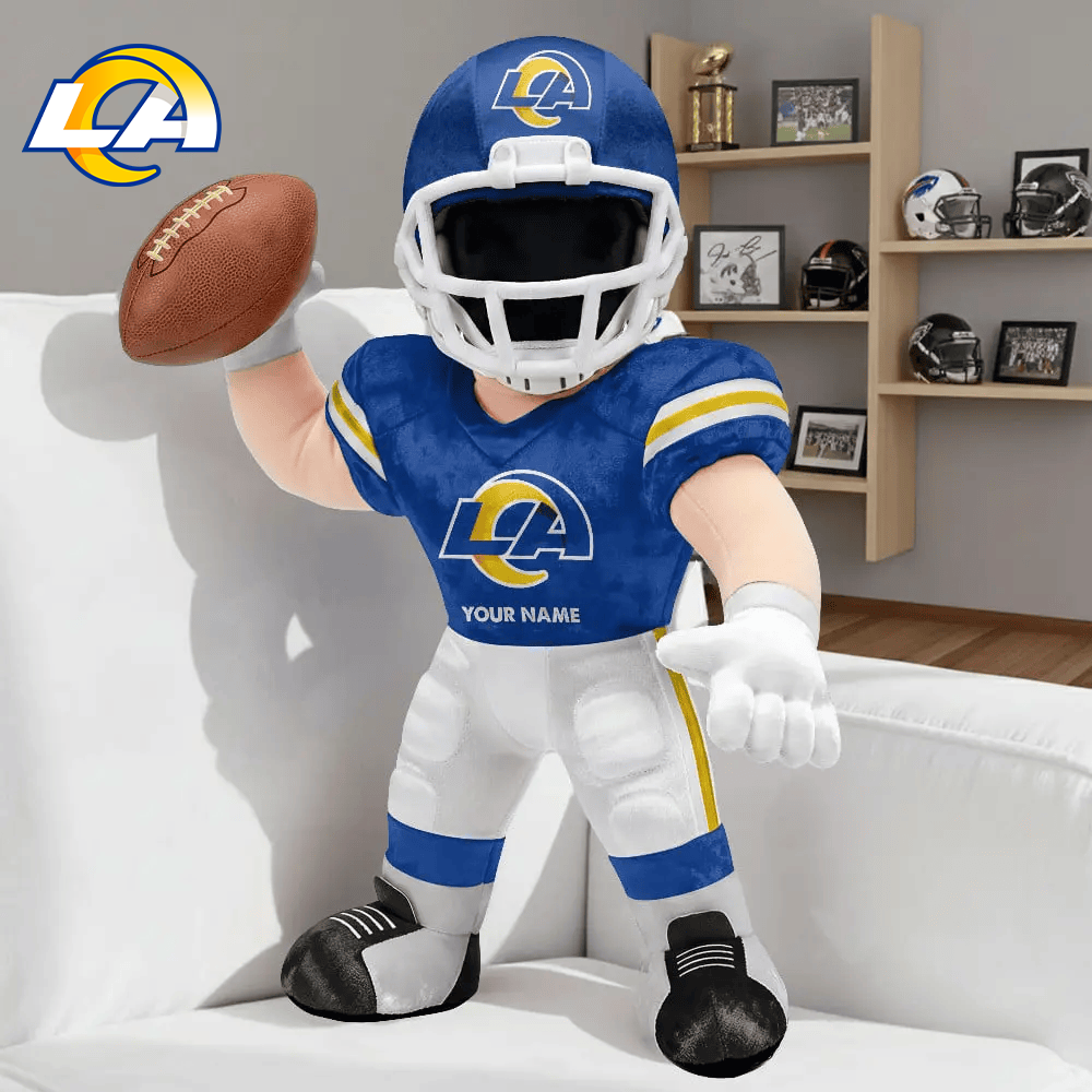 PREMUM NFL X LAR Players Custom Shape Pillow Custom Name Gifts FOR FAN NDT VHM 250526