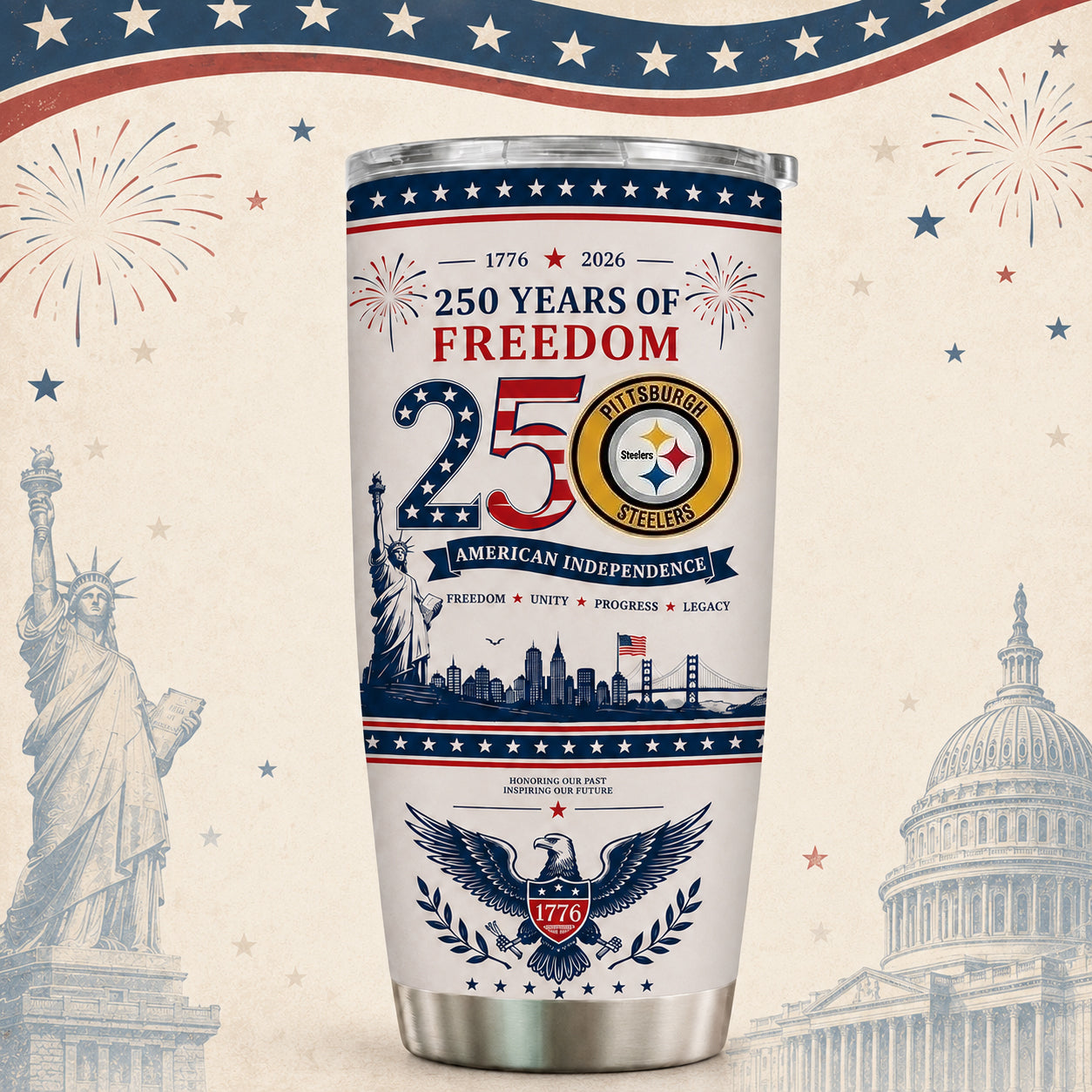 PS x NFL 250th Anniversary Special Tumbler for Football Fans 170626