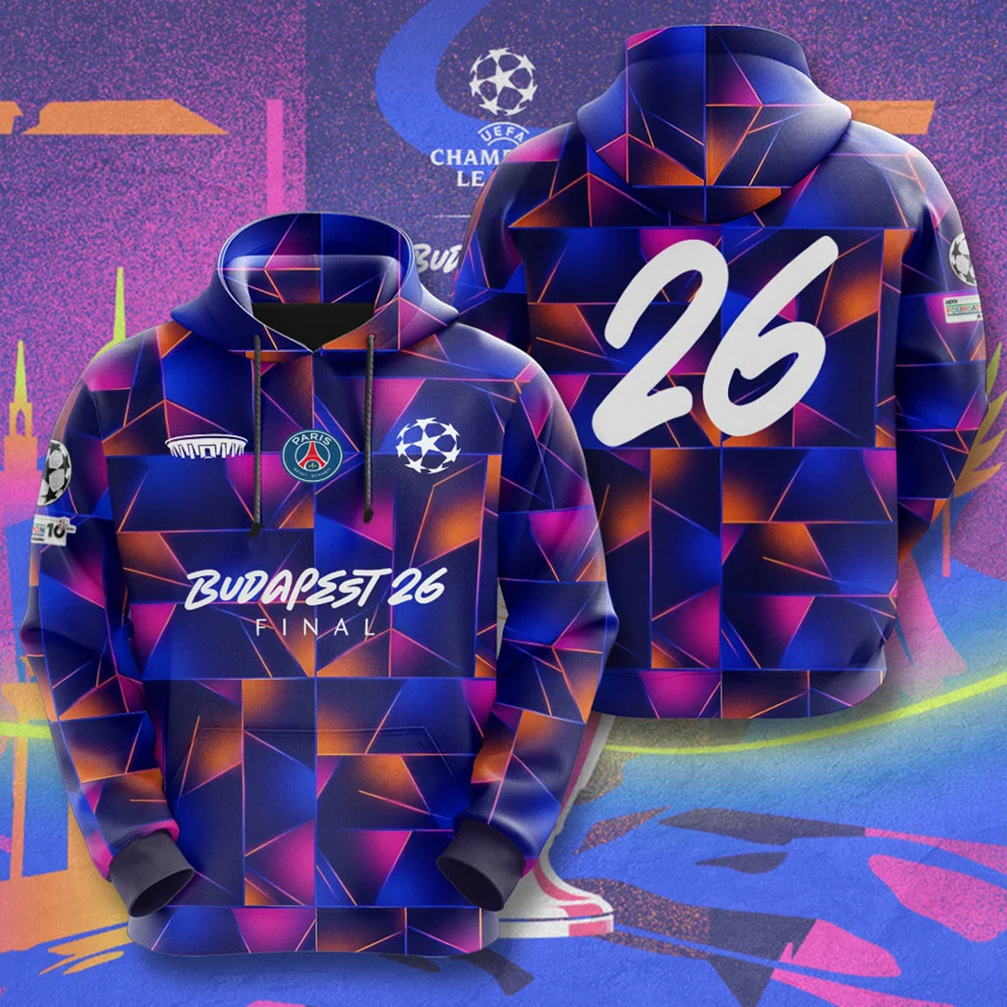 PSG Champions League Final 2026 3D Shirt V1 1405 DatND DVT