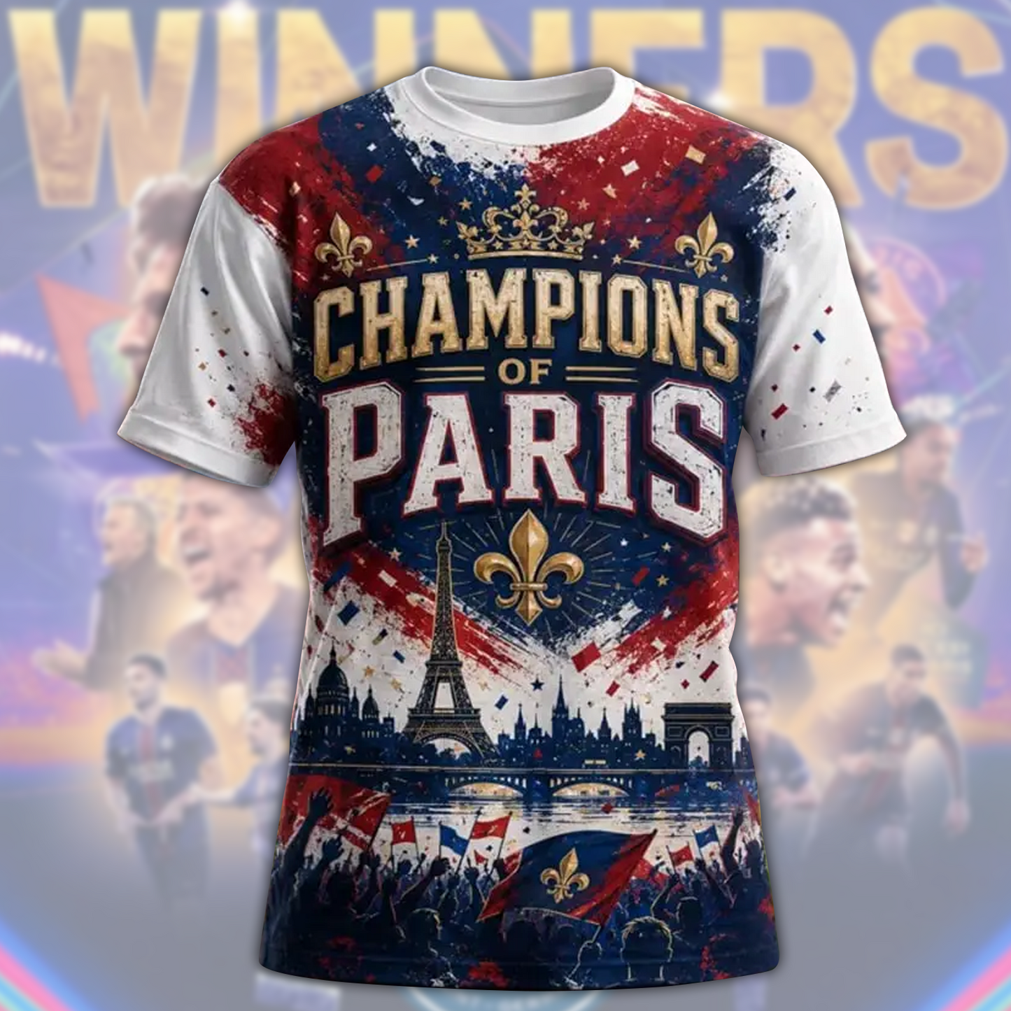 PSG UEFA Champions League 2526 Champions Tshirt V15 0106 DatND DVT