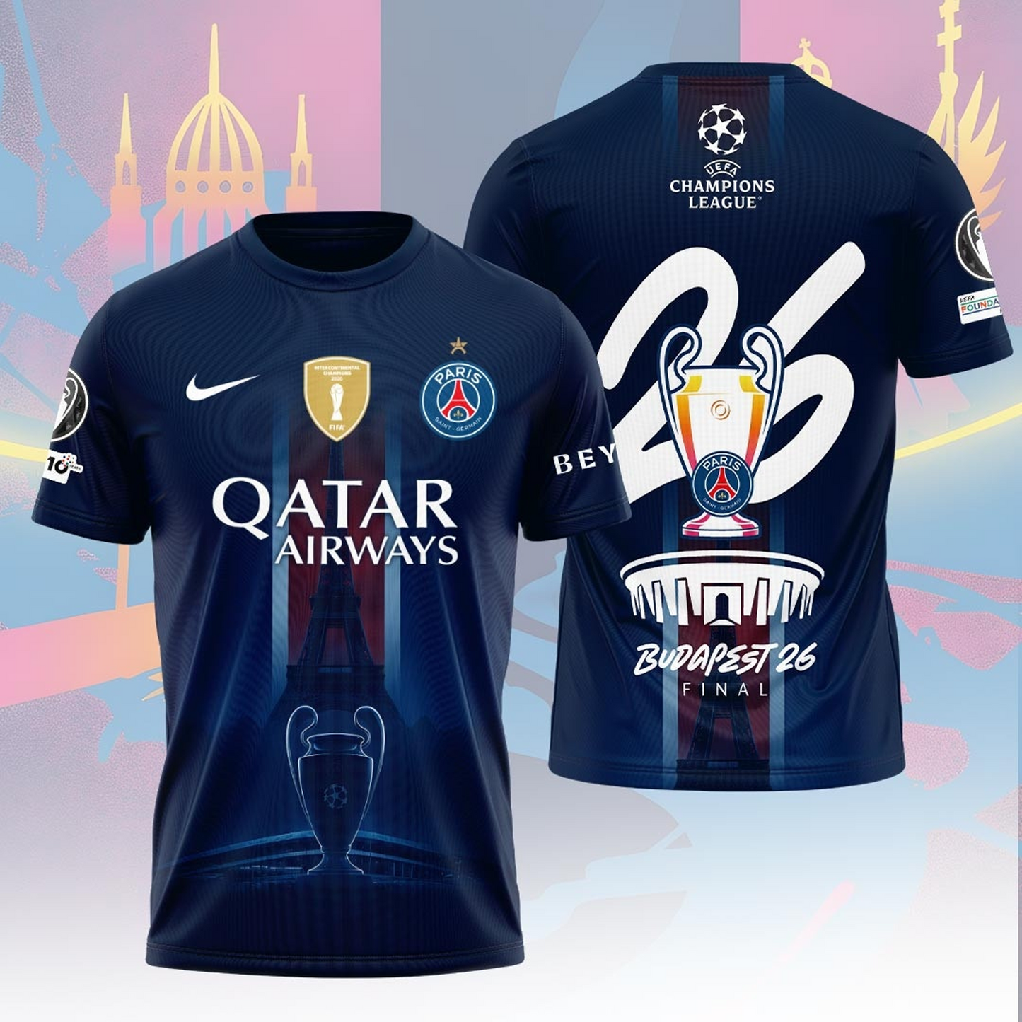PSG x 2026 Champions League 3D Aparael V27 DATND TANTD 010626