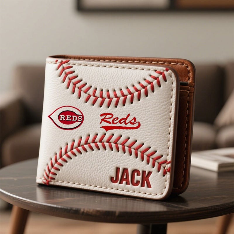 Personalized CIN x MLB Leather Wallet DDT TTTZ