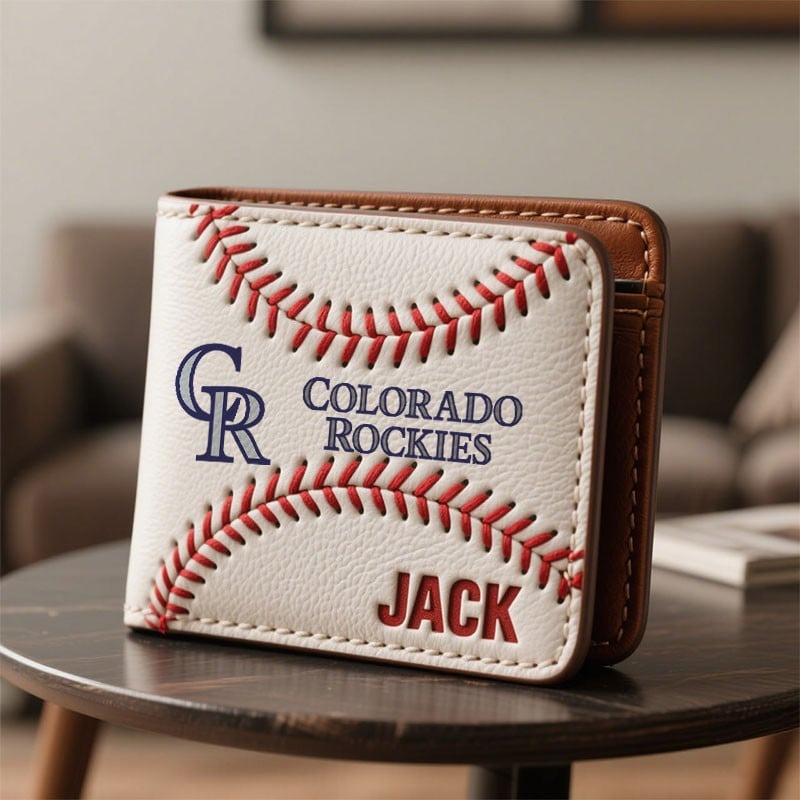 Personalized CR x MLB Leather Wallet DDT TTTZ
