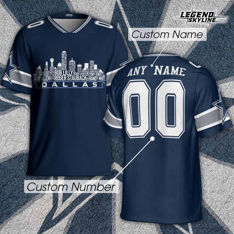 Personalized DC Football Jersey Greatest Of All Time Team Legends, City Skyline Shirt DDT CTND