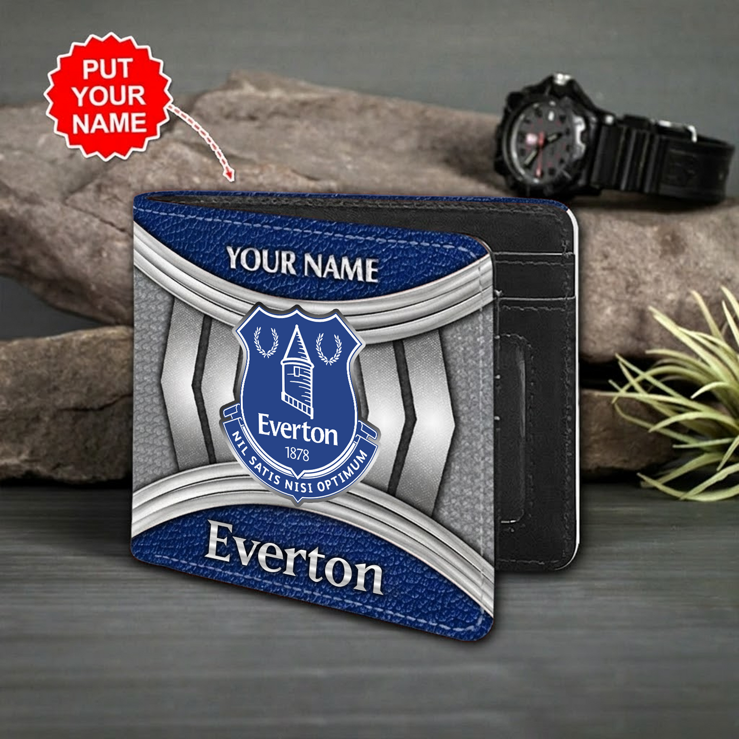 Personalized EVE x EPL Custom name Leather Wallet DATND TANTD