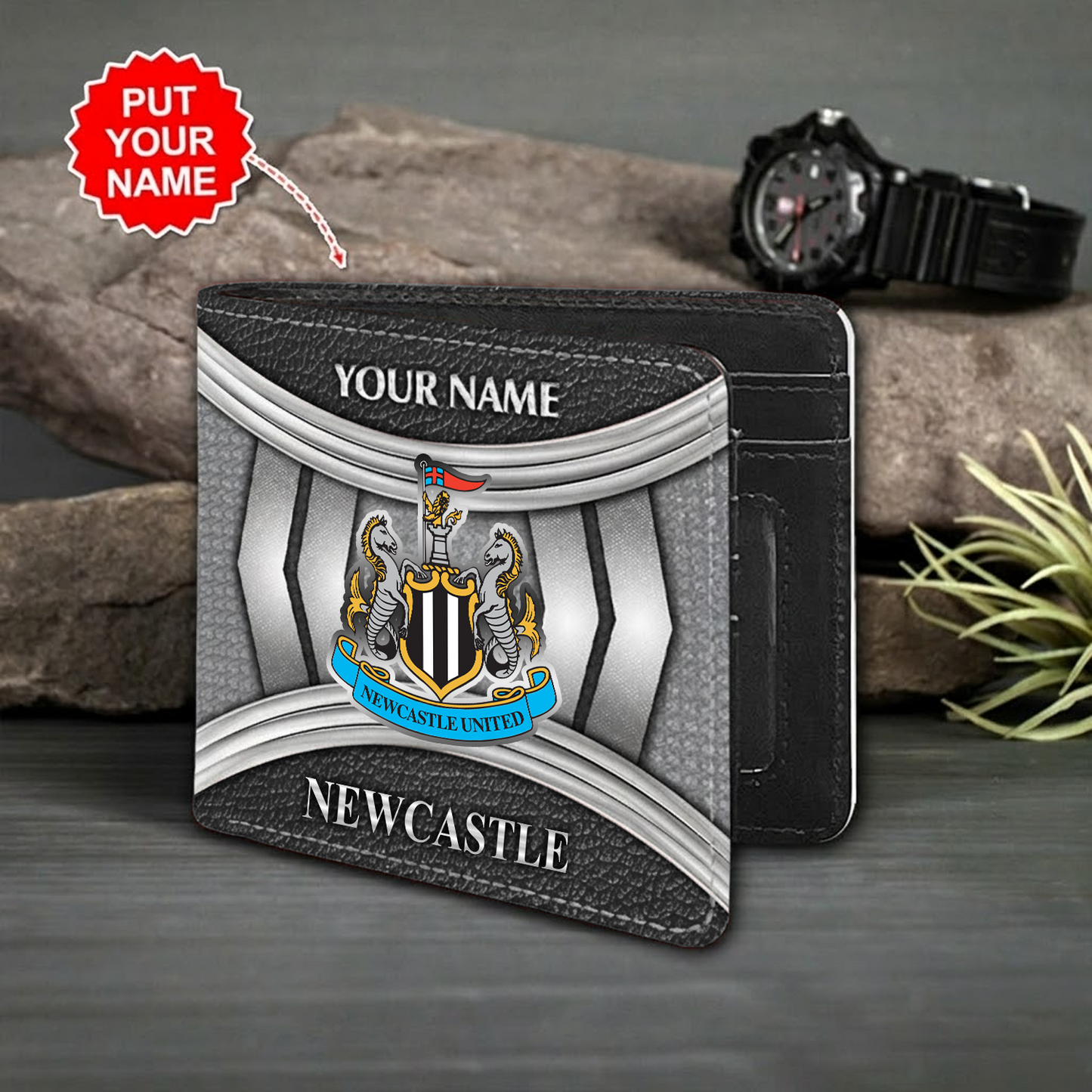 Personalized NEW x EPL Custom name Leather Wallet DATND TANTD