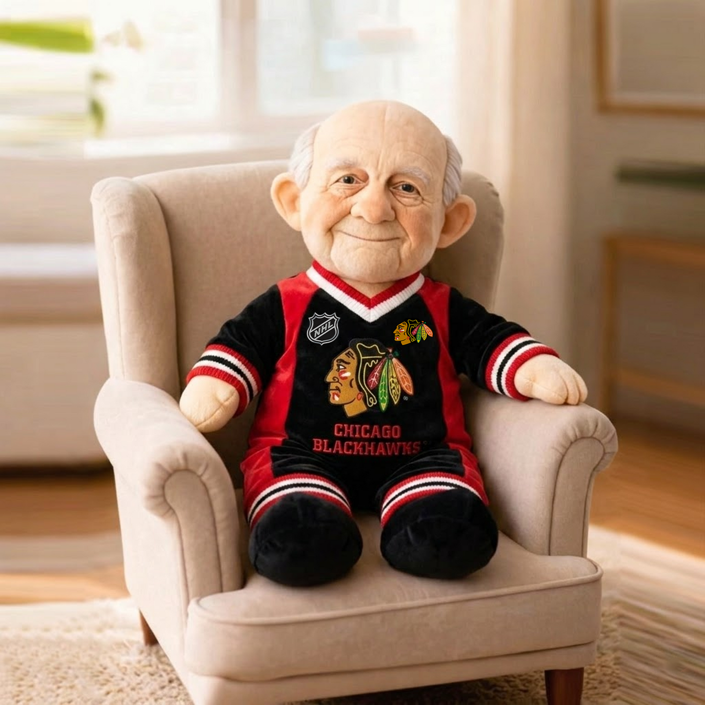 Premium CHI x NHL Grandpa Plush Mascot DATND TANTD 180426