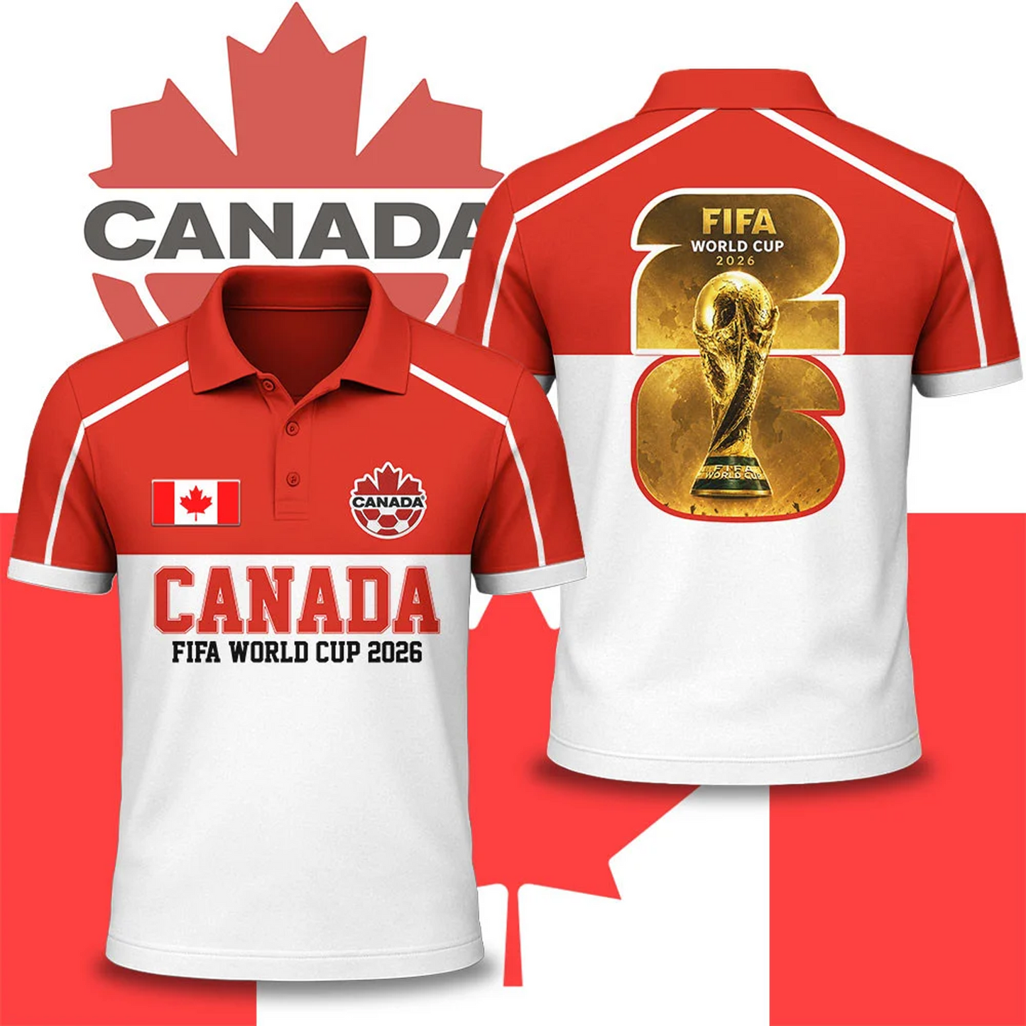 Premium Canada WC26 National Pride Edition Polo DATND TANTD 030626