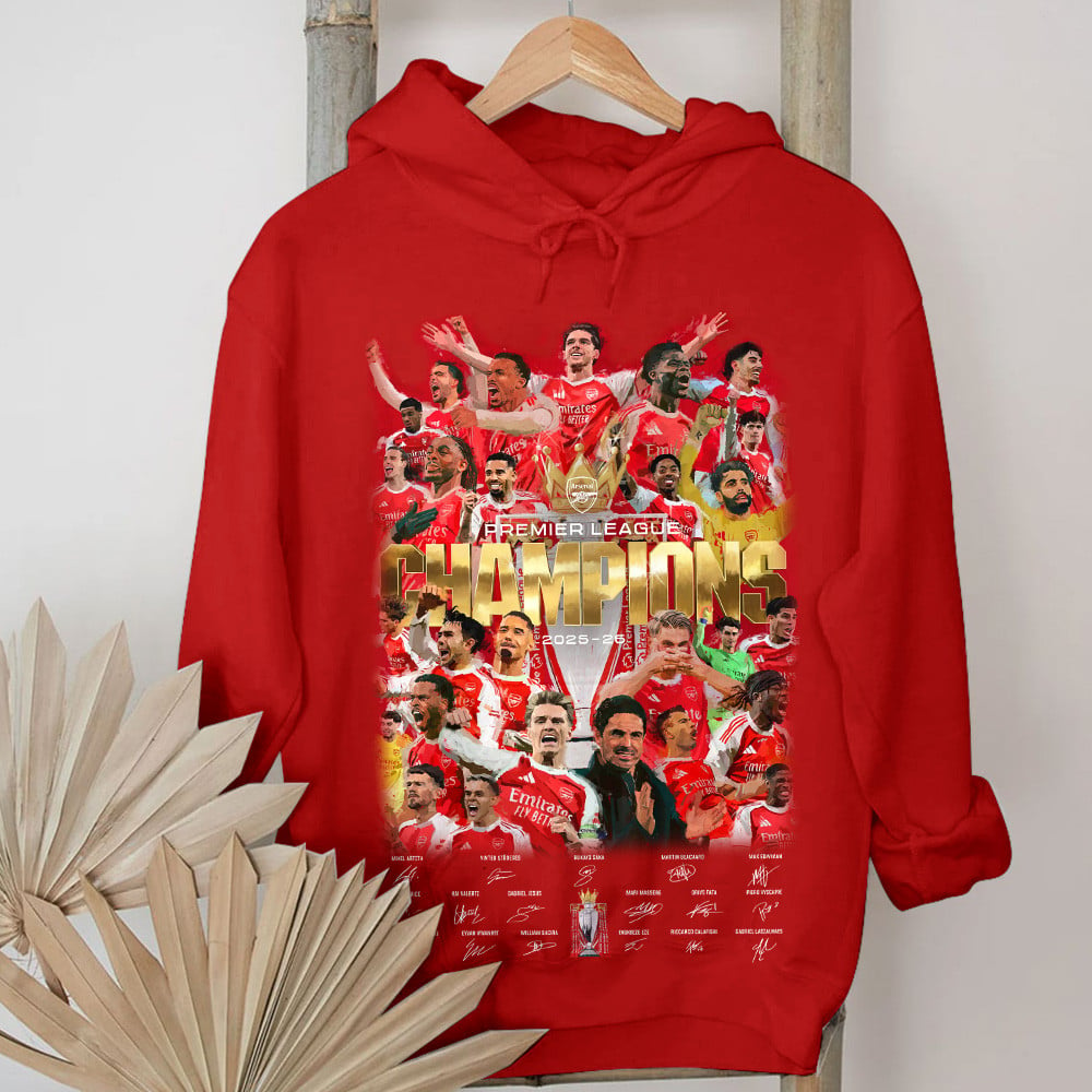Premium EPL ARS Champions 25 - 26 Hoodie V2 NMD CTKT