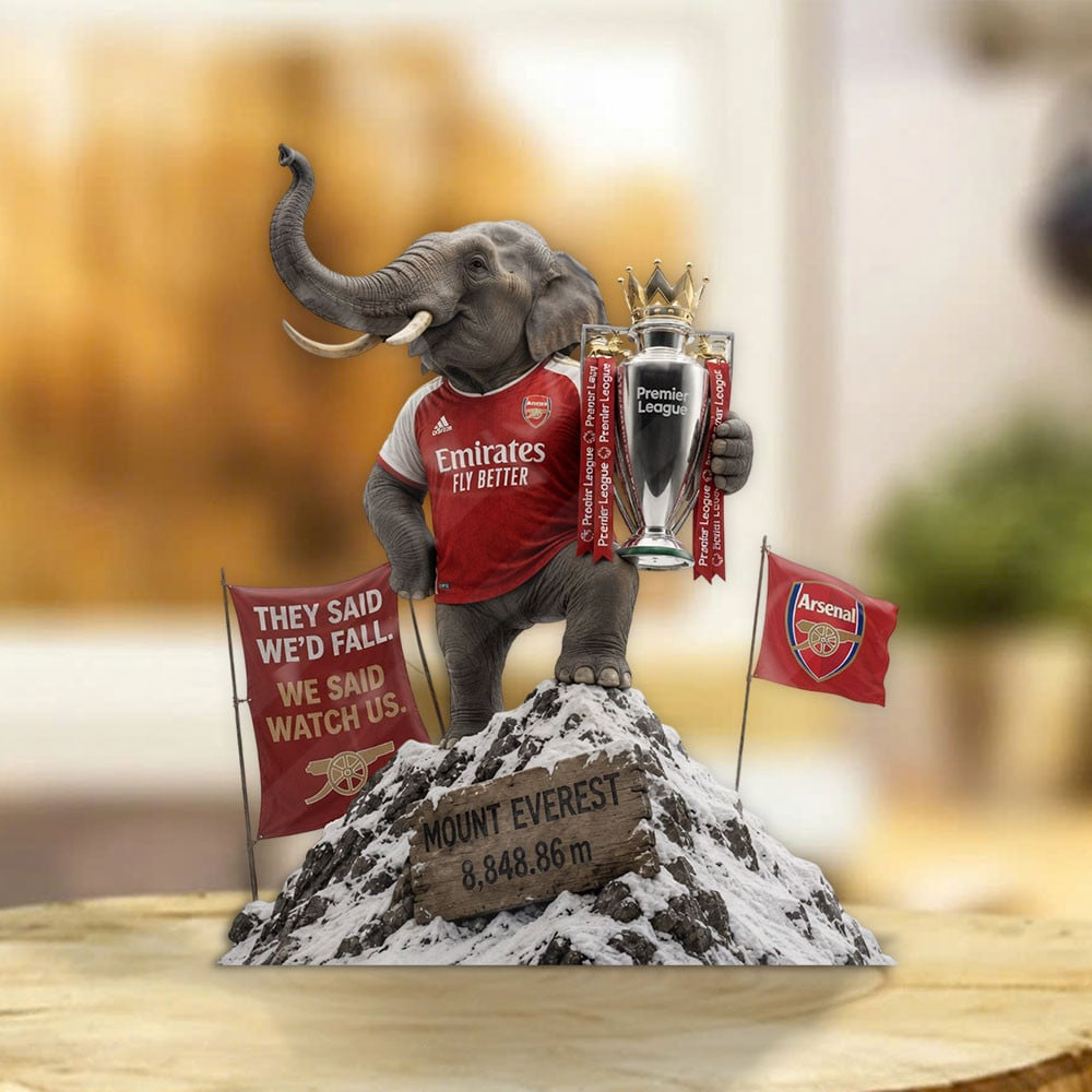 Premium EPL ARS Champions 25 - 26 Shape Plaque V9 NMD CTKT