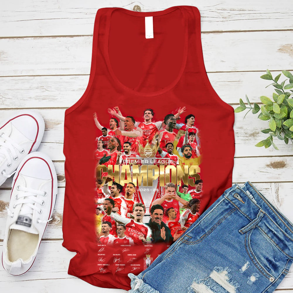 Premium EPL ARS Champions 25 - 26 Tank top V1 NMD CTKT