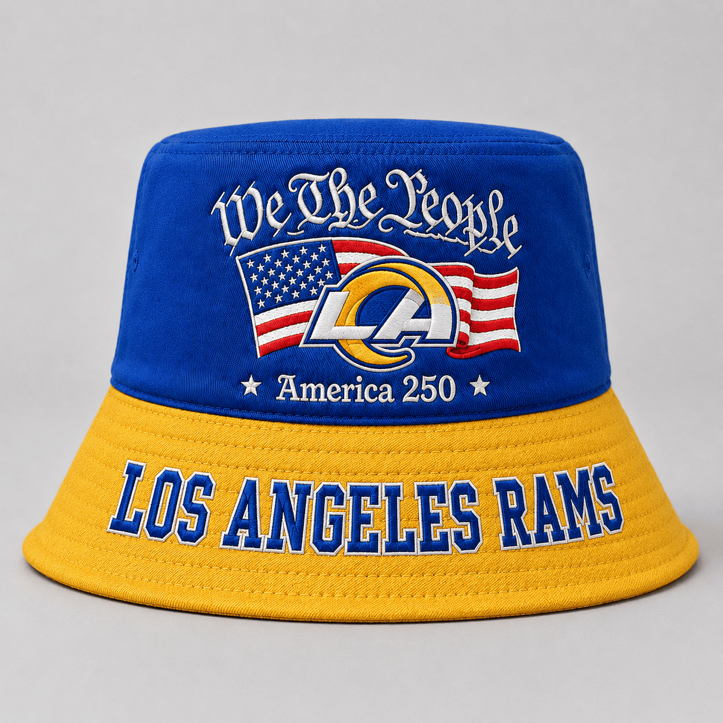 Premium LAR x NFL America 250 Patriotic Bucket Hat 150626