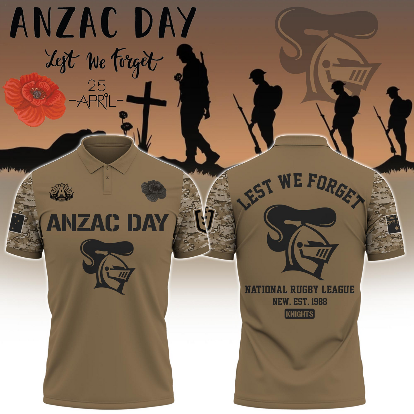 Premium NEW x Anzac Day Shirt DATND TANTD