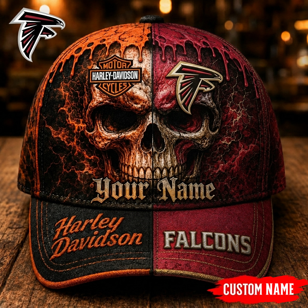Premium NFL AF Harley Davidson Split Skull Classic Cap V38 NMD CTKT