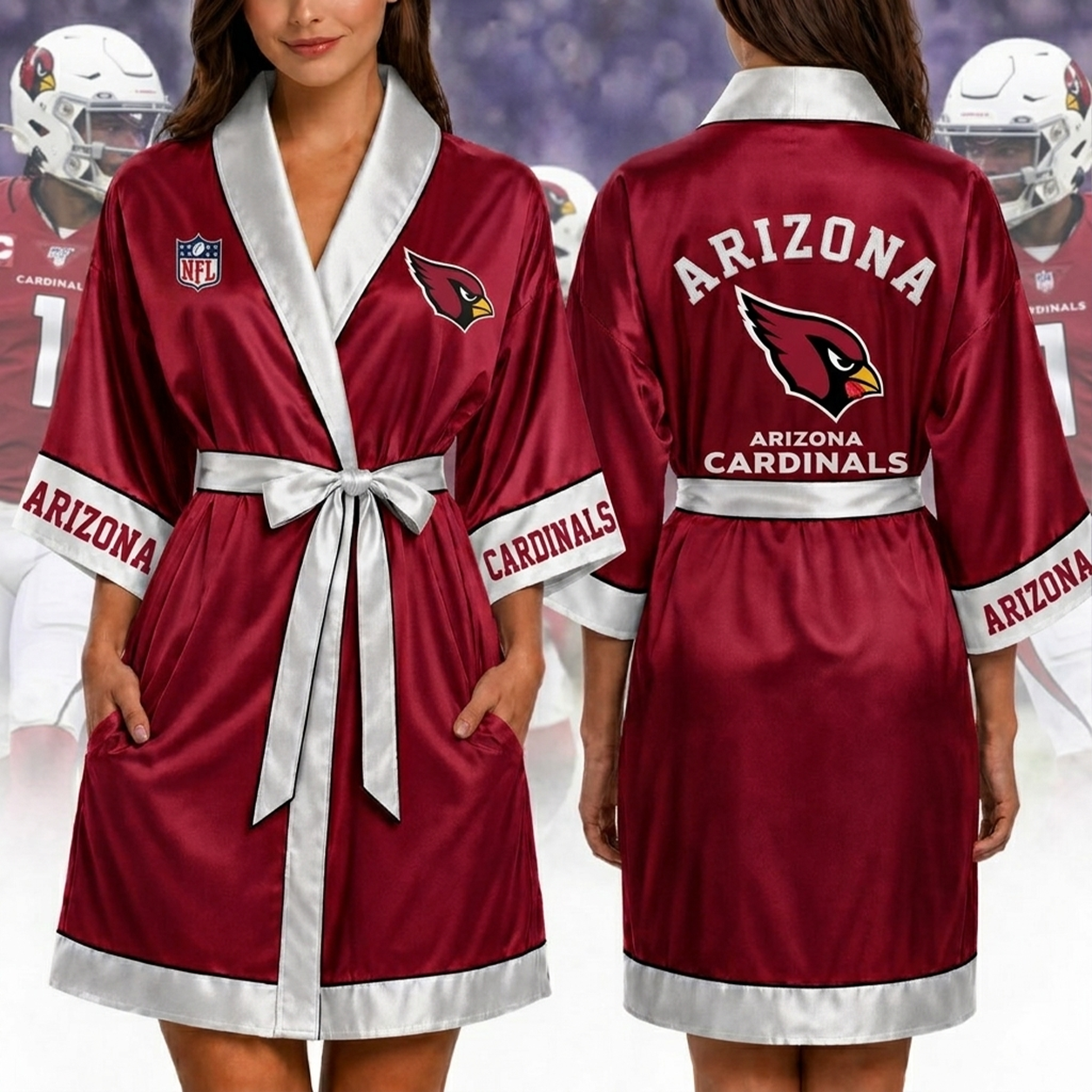 Premium NFL ARI Game Day Bathrobe V1 NMD 190526 TTV