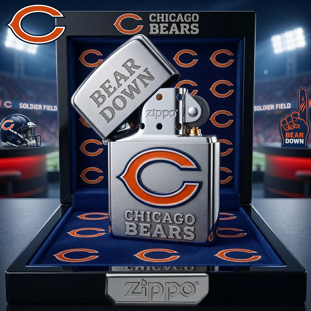 Premium NFL CHI Heritage Lighter Case V1 NMD 162526 TTV