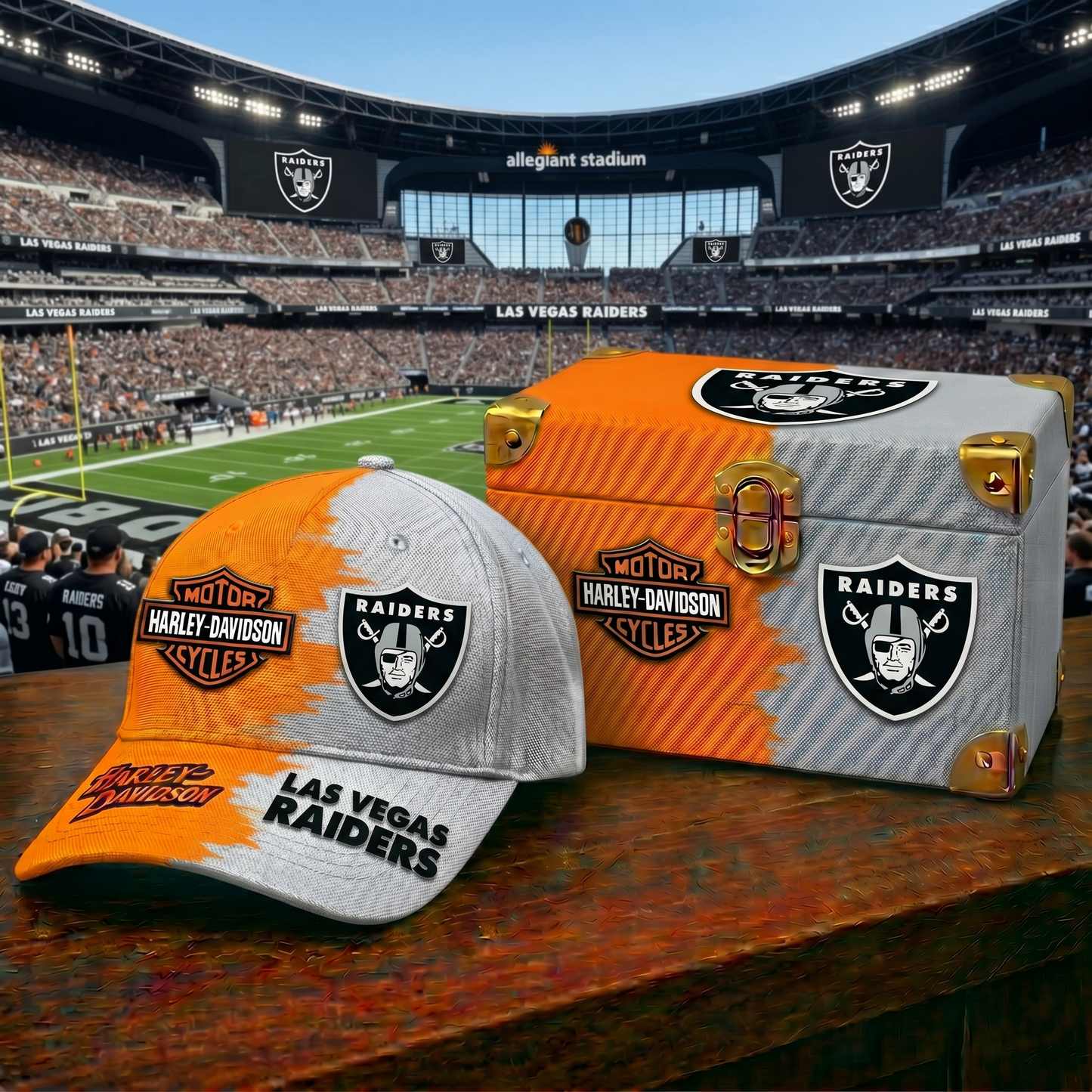 Premium NFL LV x Harley-Davidson Classic Cap V37 NMD 160526 TTV