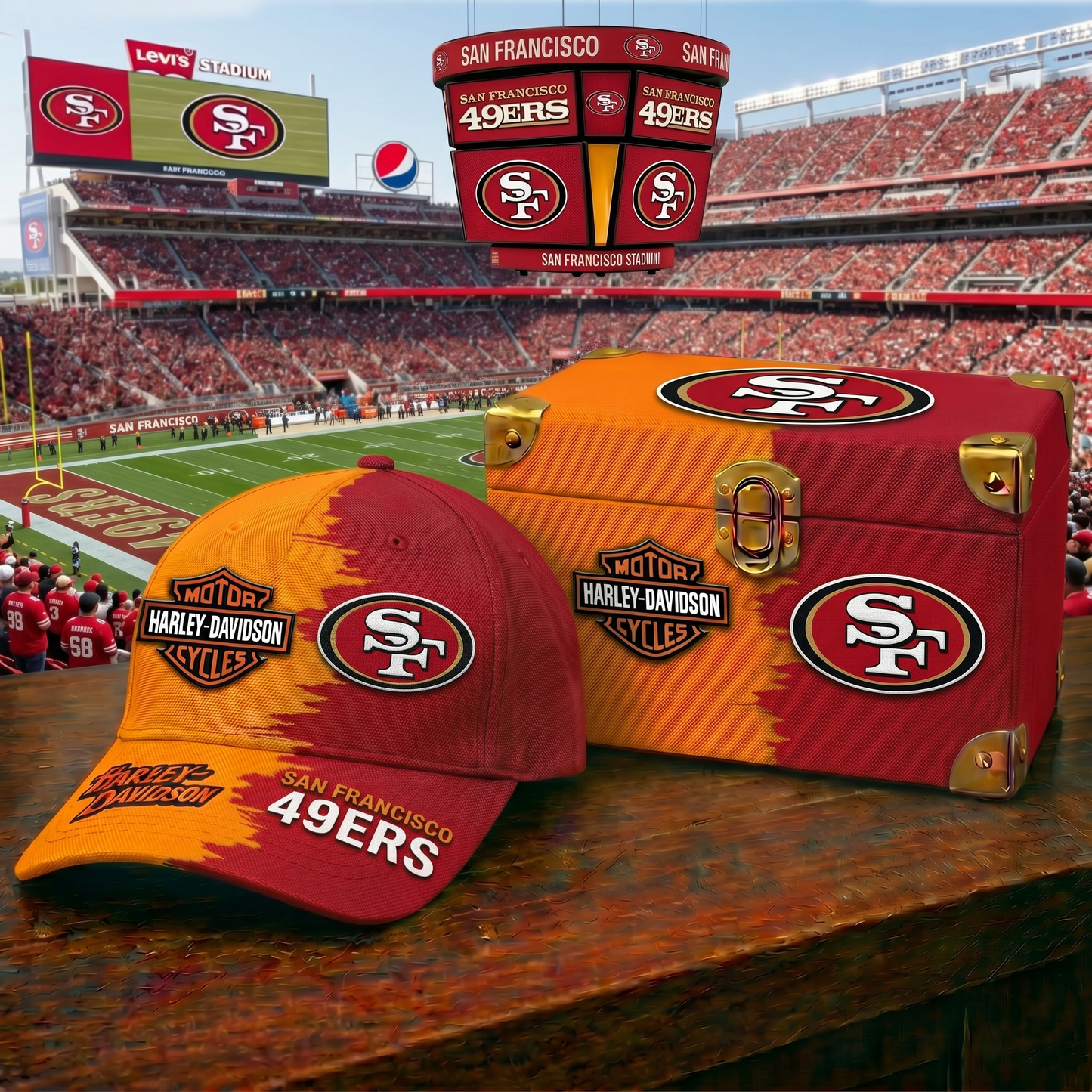 Premium NFL SF x Harley-Davidson Classic Cap V37 NMD 160526 TTV