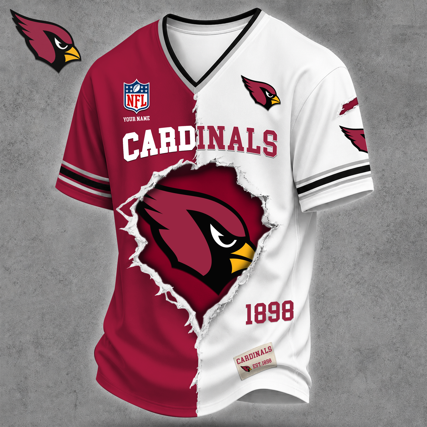Premium NFL X AC Game Day Streetwear V-neck Shirt NDT VHM 040626
