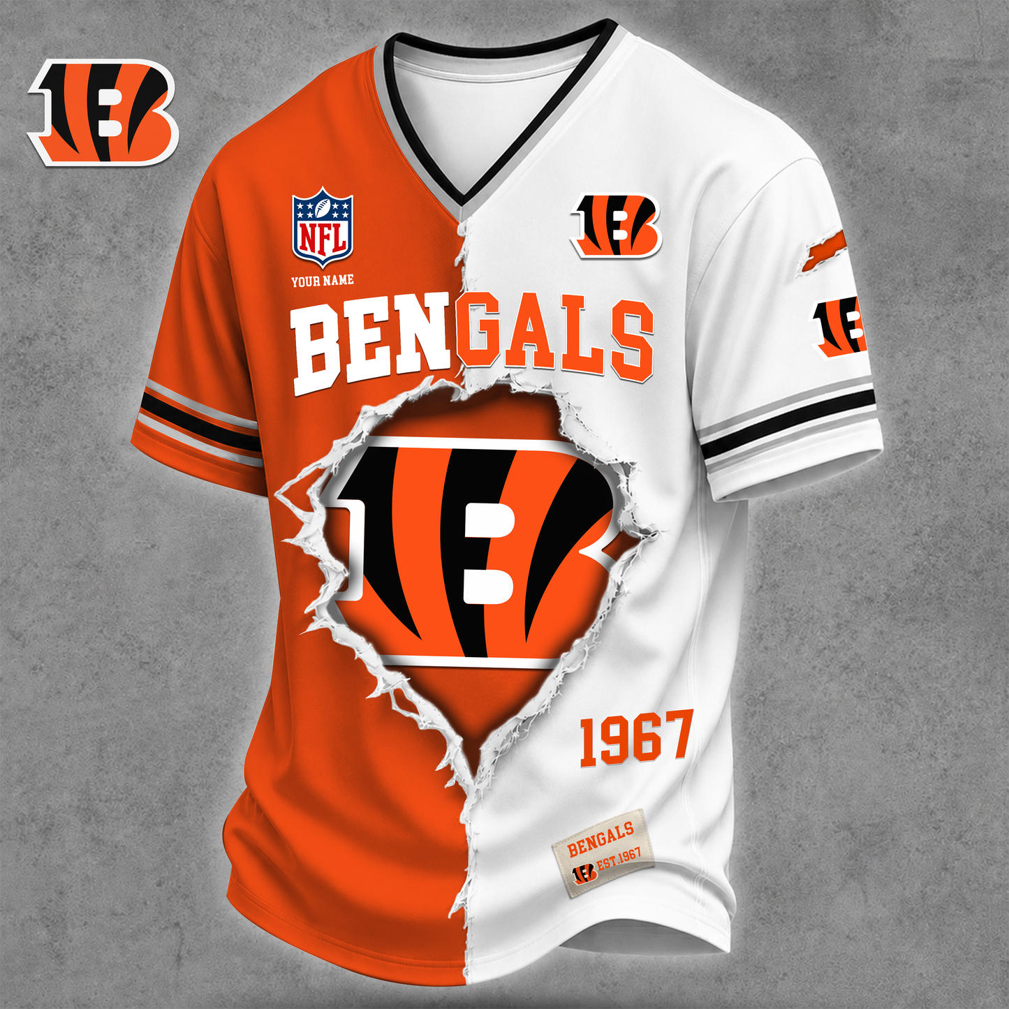 Premium NFL X CB Game Day Streetwear V-neck Shirt NDT VHM 040626