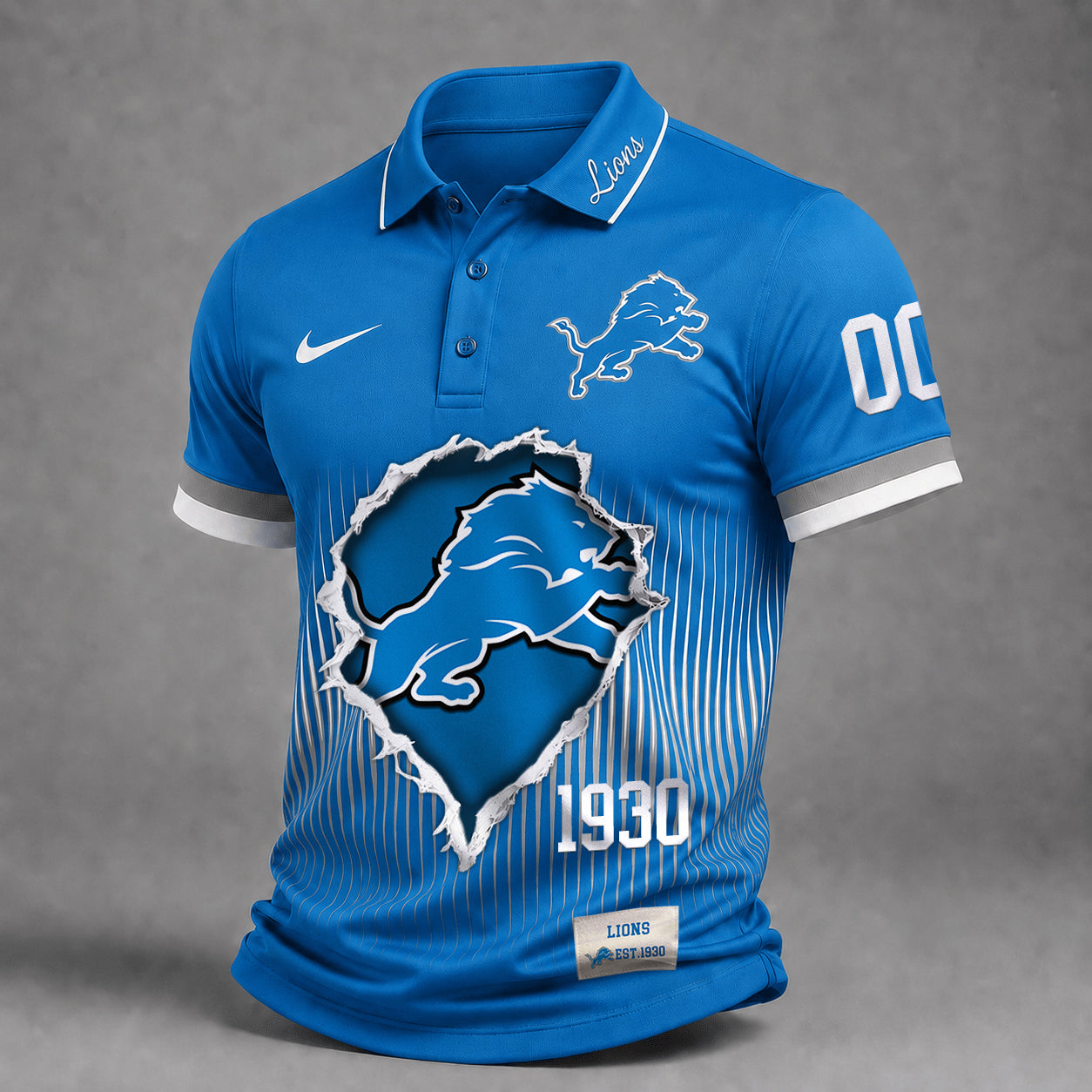 Premium NFL X DET Performance Polo V3 Shirt FOR SUMMER HOLIDAY 120626