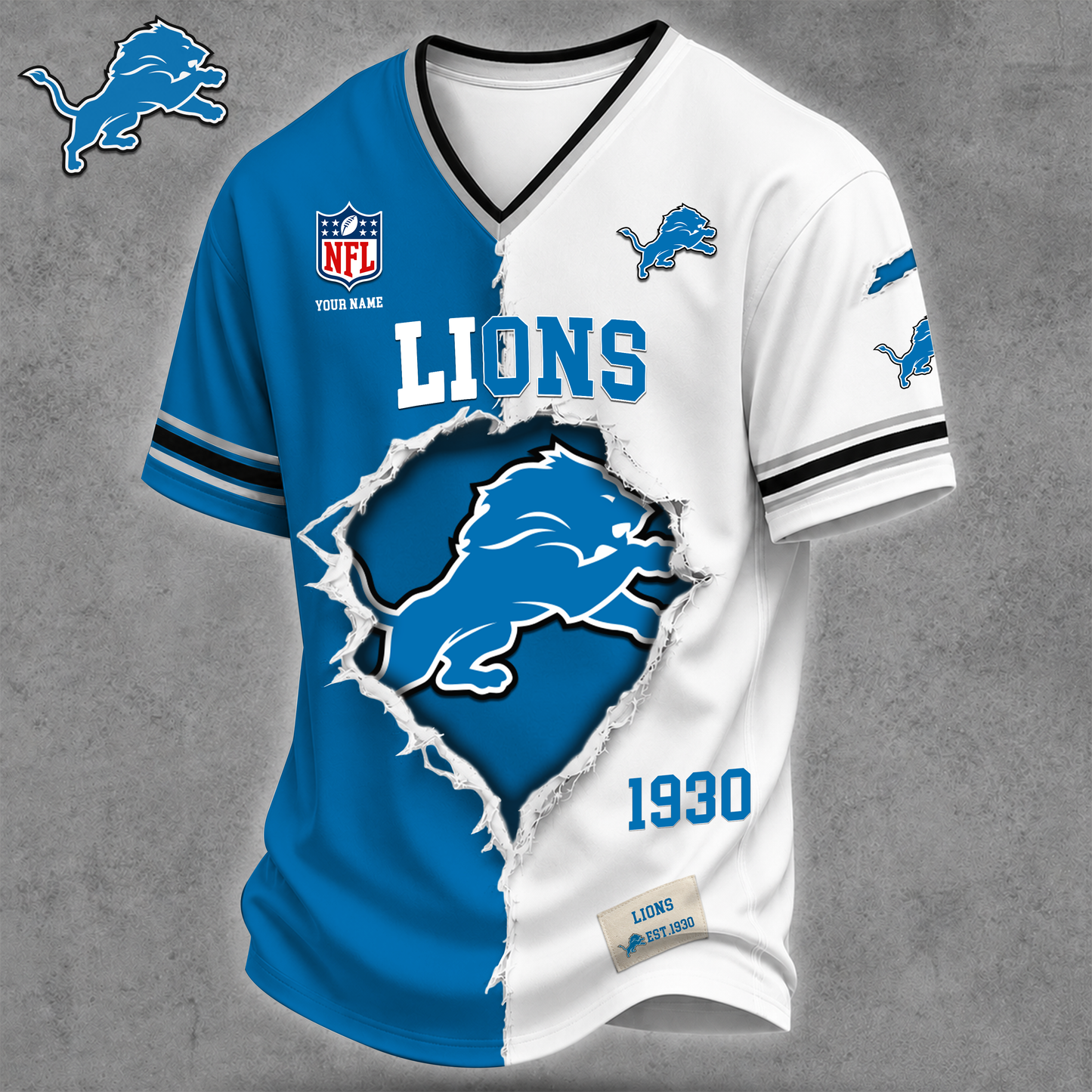 Premium NFL X DL Game Day Streetwear V-neck Shirt NDT VHM 040626