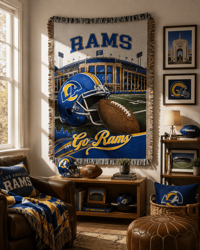 Premium NFL X LA Woven Blanket Limited Edtions NDT LVH 300526