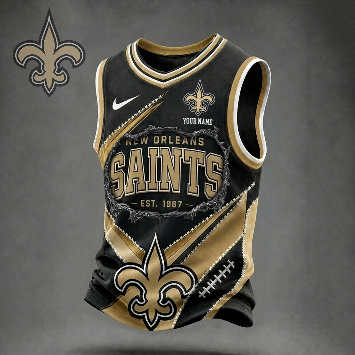 Premium NFL X NO Game Day V-Neck Tank Top Shirt V3 NDT NHM 080626