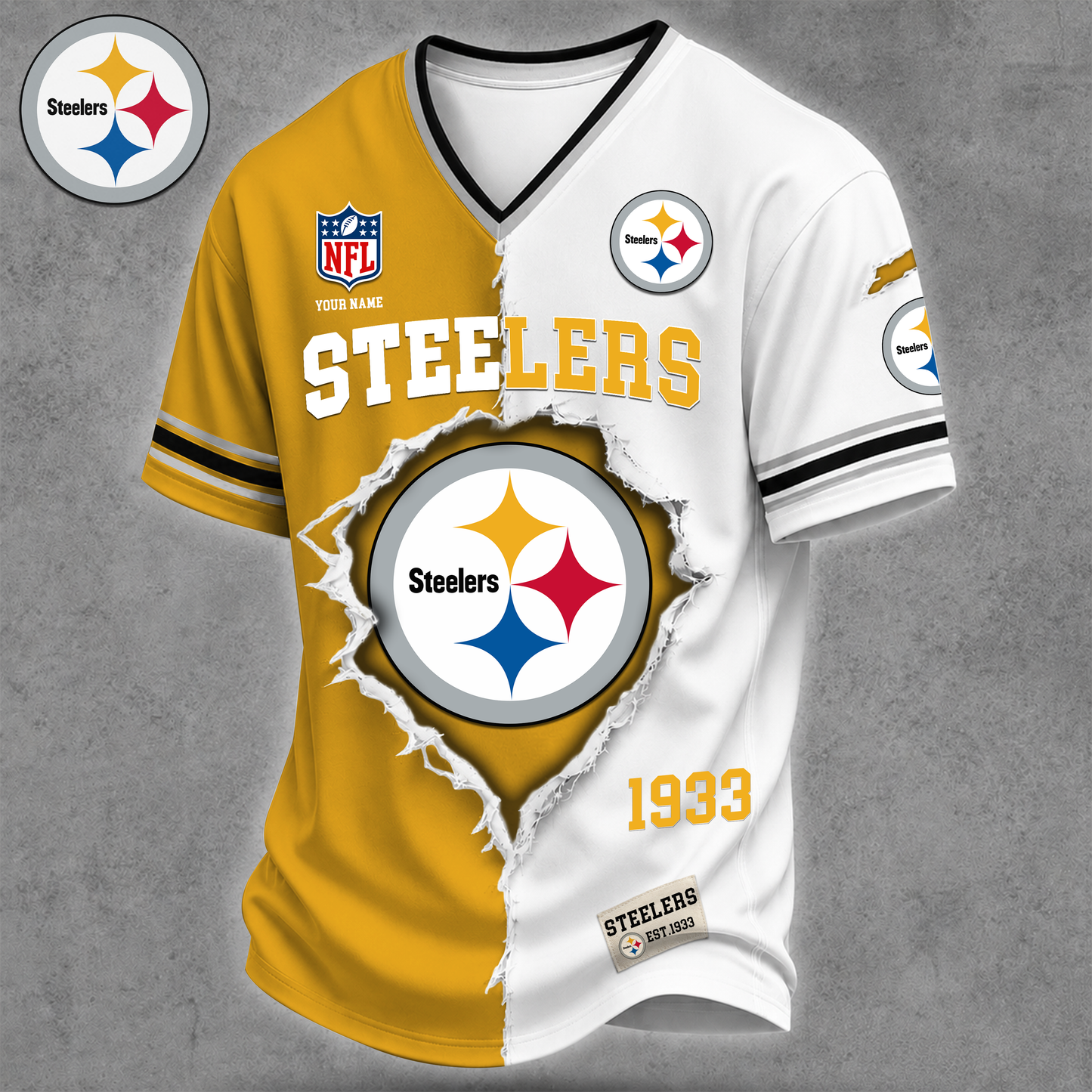 Premium NFL X PS Game Day Streetwear V-neck Shirt NDT VHM 040626