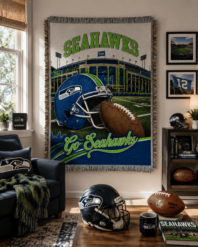 Premium NFL X SEA Woven Blanket Limited Edtions NDT LVH 300526