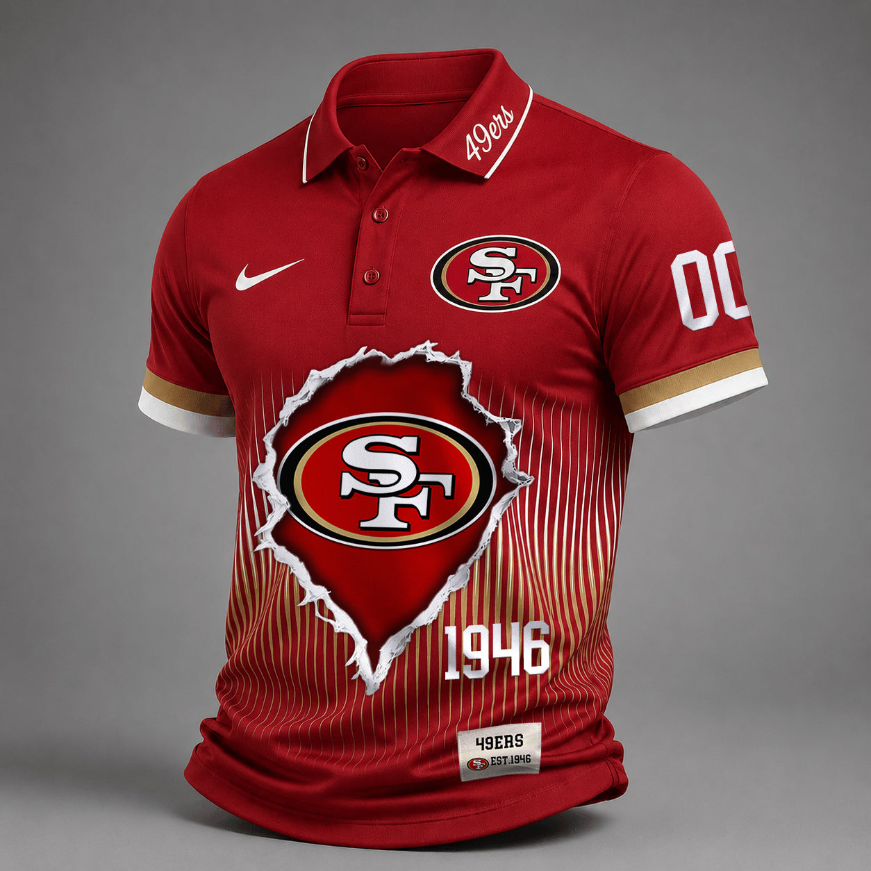 Premium NFL X SF Performance Polo V3 Shirt FOR SUMMER HOLIDAY 120626