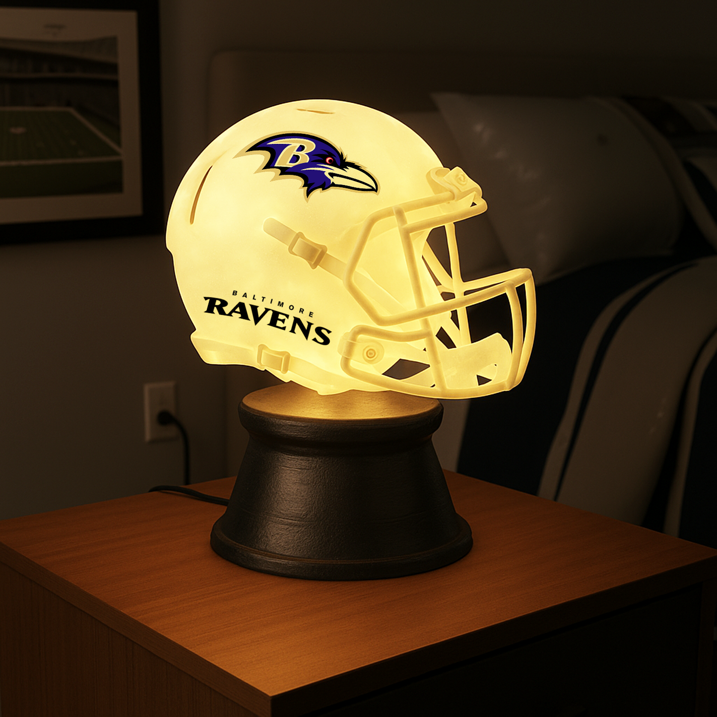 Premium NFL x BAL LED Helmet Night Light DATND NMD TANTD