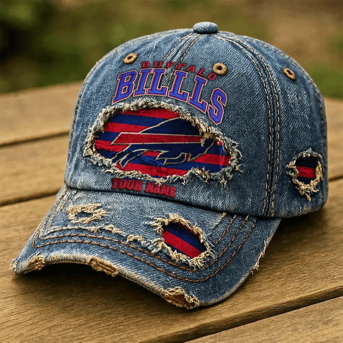 Premium NFL x BUF Denim Washed Cap New Style DATND TANTD 280526